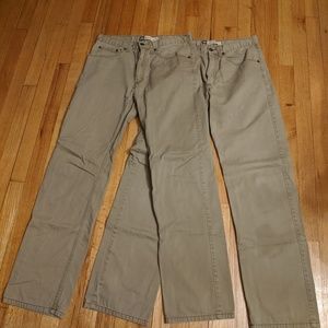 2 pr 32x36 Lee Men's Premium Select Relaxed-Fit St